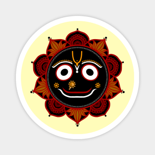 Jagannath - Lord of Universe - Puri Jagannath - Krishna - hare krishna - Hindu gods - krsna Magnet